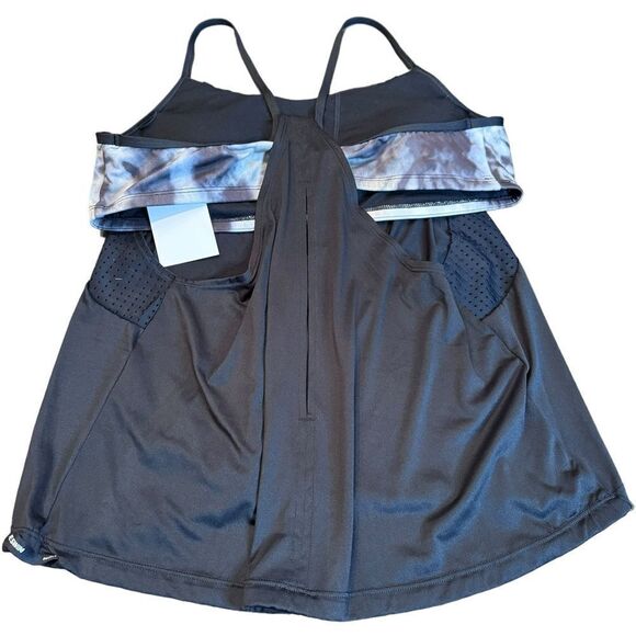 NWT Nike Earth Dye Layered Swim Tankini XL - Picture 5 of 7